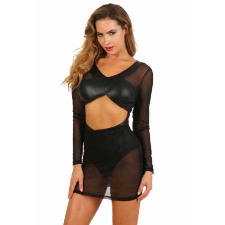 Votre Loveshop à Bierne (53) Robe Body Wetlook et