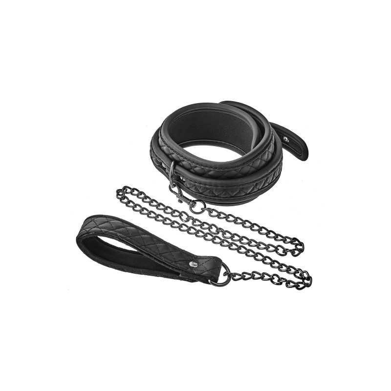 Votre Loveshop à Bierne (53) Collier Laisse Noir