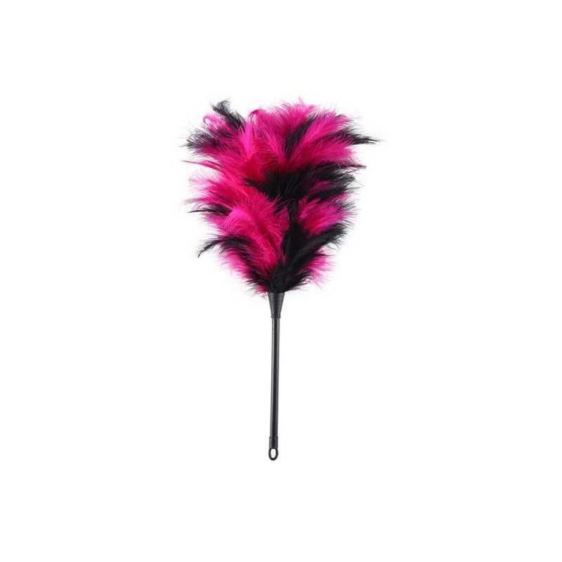 Votre Loveshop à Bierne (53) Plumeau Rose Et Noir