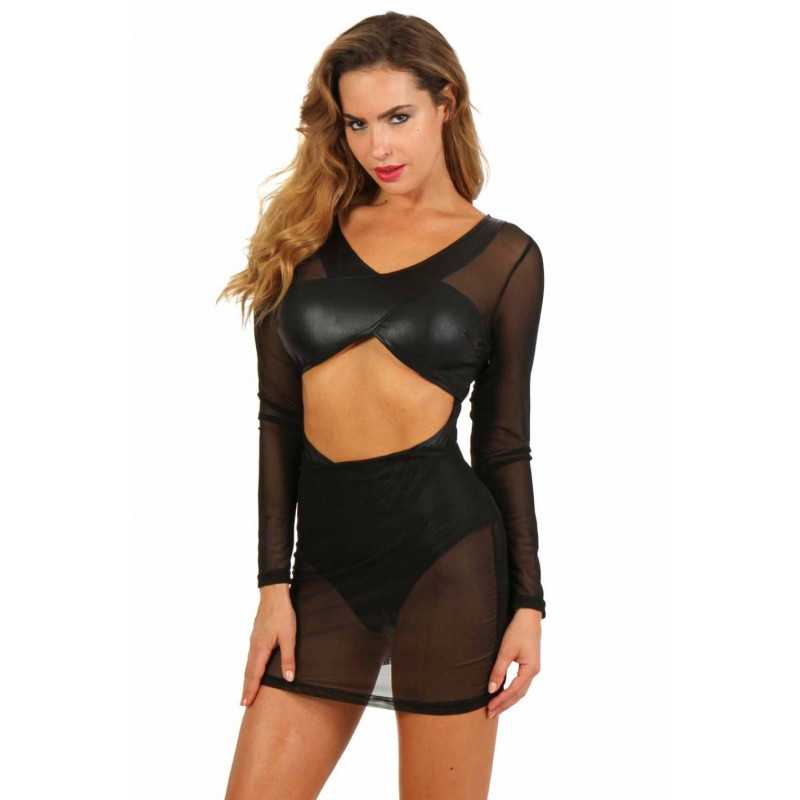 Votre Loveshop à Bierne (53) Robe Body Wetlook et