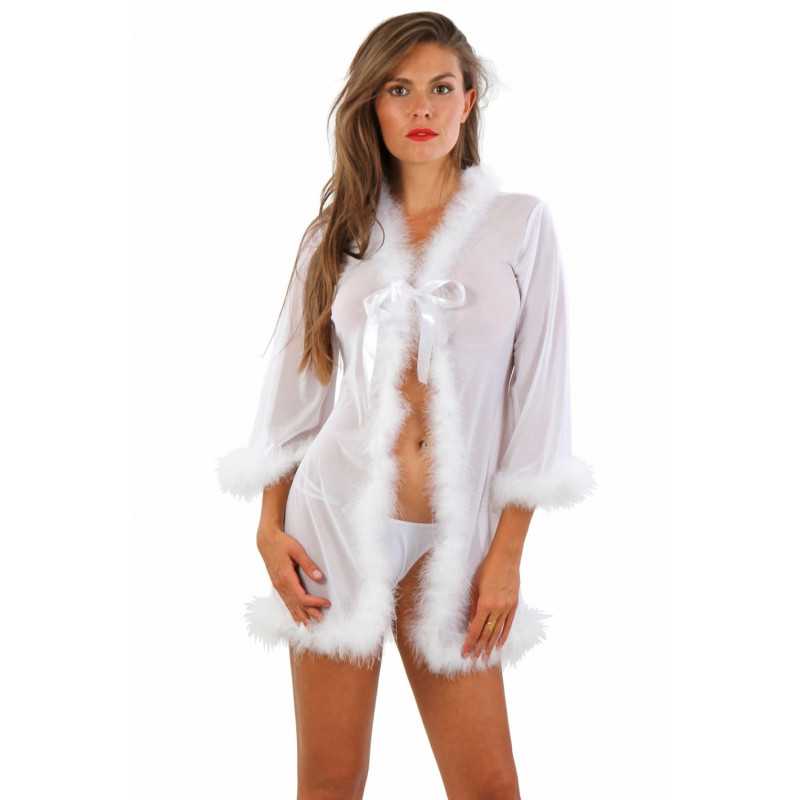 Votre Loveshop à Bierne (53) Kimono bordé de duvet