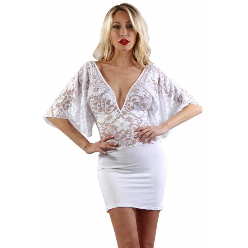 Votre Loveshop à Bierne (53) Robe blanche haut
