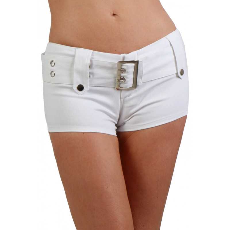 Votre Loveshop à Bierne (53) Sexy Short blanc