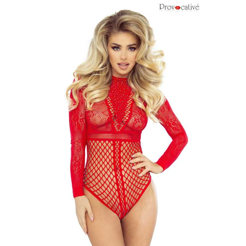 Votre Loveshop à Bierne (53) Body résille rouge