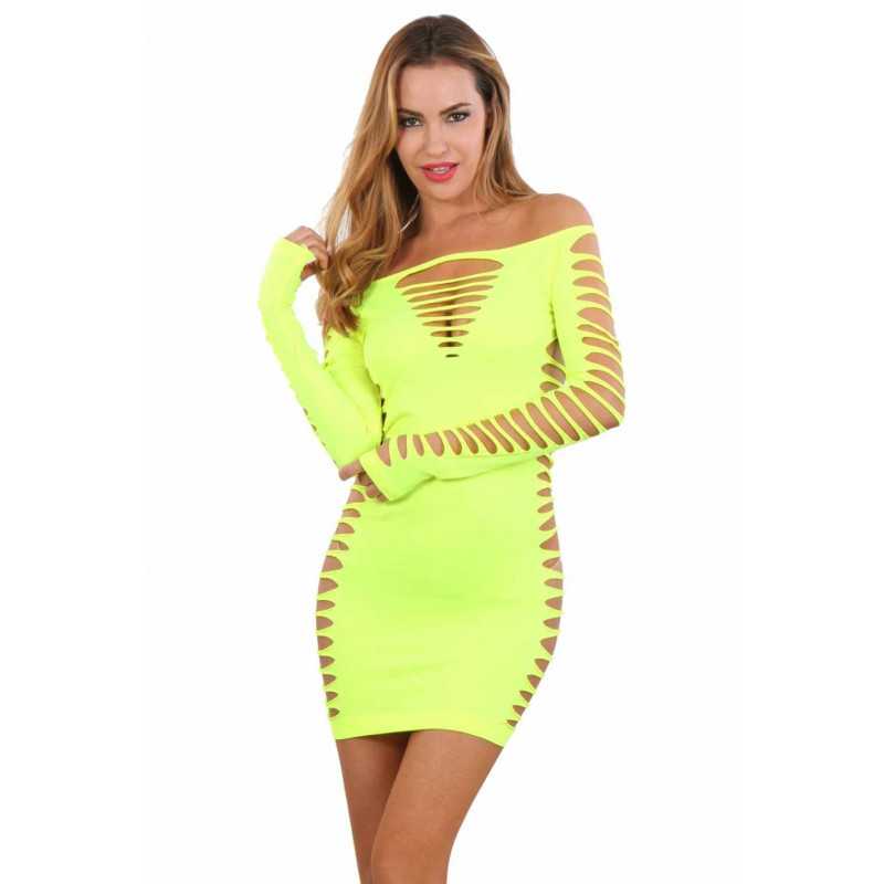 Votre Loveshop à Bierne (53) Robe Moulante Ajourée