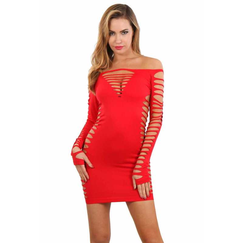 Votre Loveshop à Bierne (53) Robe Moulante Ajourée
