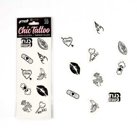 Votre Loveshop à Bierne (53) Set 10 tatoos Candy
