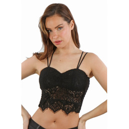 Votre Loveshop à Bierne (53) Top Dentelle Noire