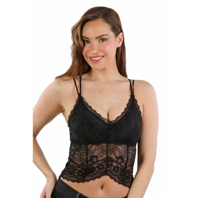 Votre Loveshop à Bierne (53) Top Dentelle Dos