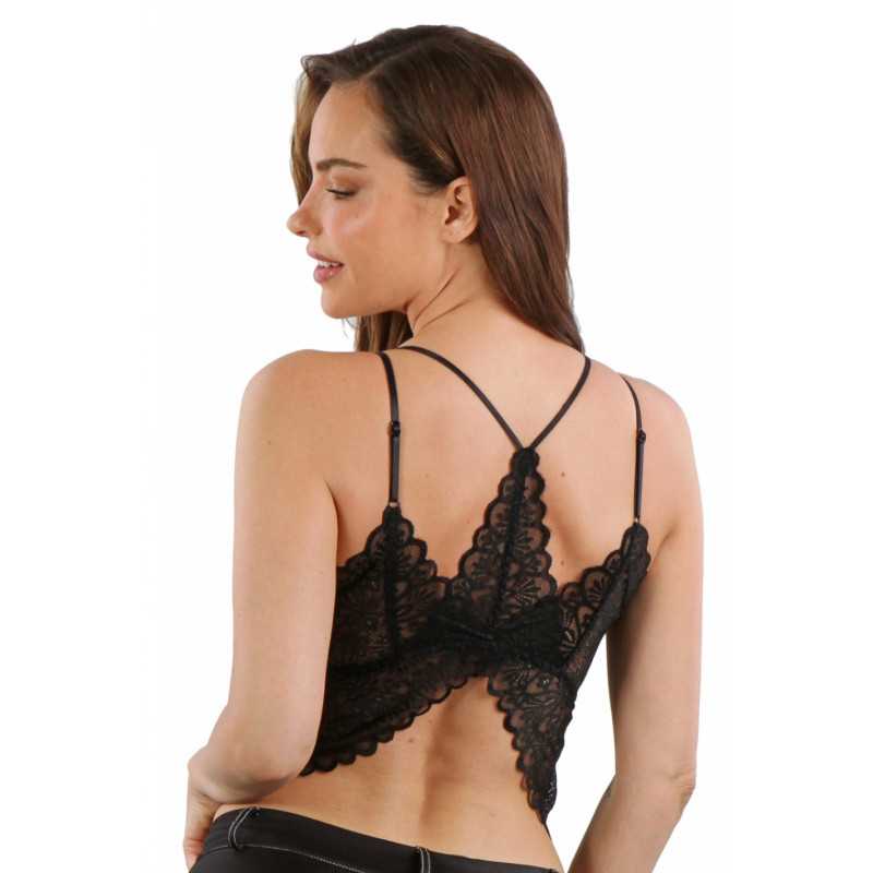 Votre Loveshop à Bierne (53) Top Dentelle Noire